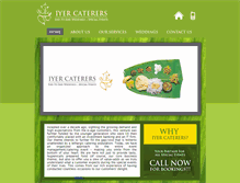 Tablet Screenshot of iyerscatering.co.in